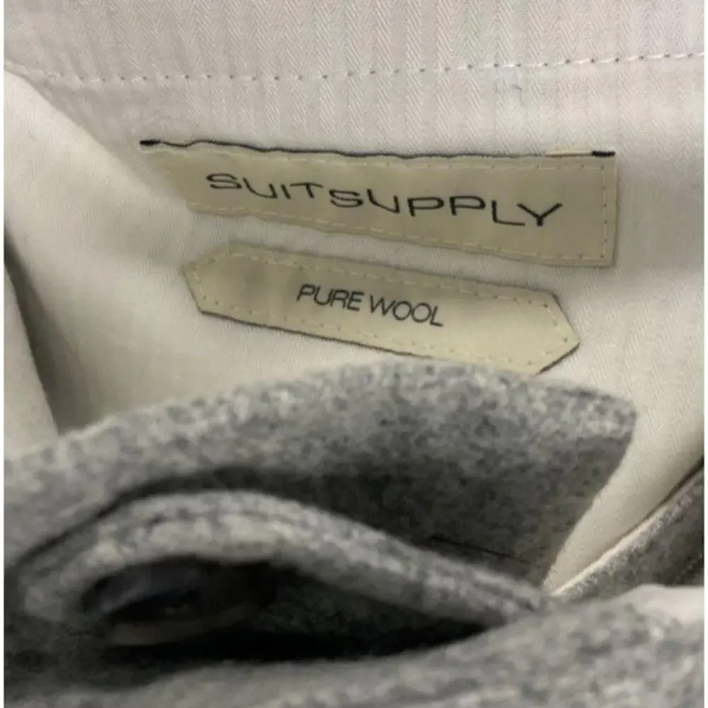 SUITSUPPLY Grey Wool Vigo Pants Size 30